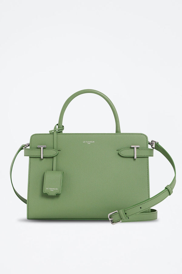Sac À Main Moyen En Cuir Emilie - Vert