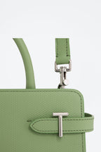 Sac À Main Moyen En Cuir Emilie - Vert