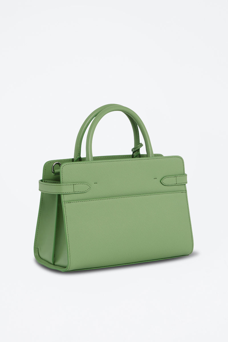 Sac À Main Moyen En Cuir Emilie - Vert