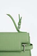 Grand Sac À Main En Cuir Emilie - Vert