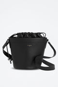 Le Tanneur - Pequeño Bolso Cubo de Cuero Gisèle - Negro
