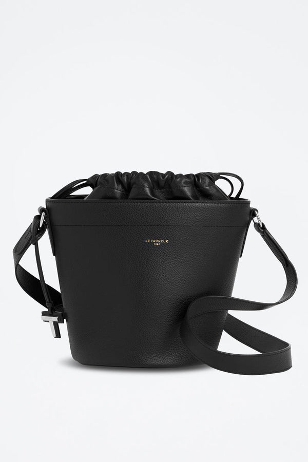 Le Tanneur - Gisèle Small Leather Bucket Bag - Black