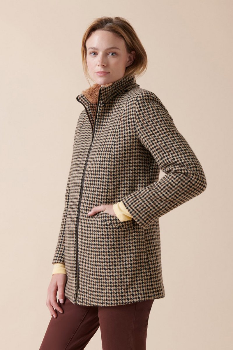 Manteau En Laine Lucerne - Camel