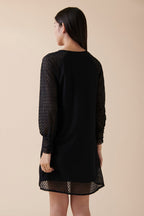 Vestido Trapecio Ravalo - Negro