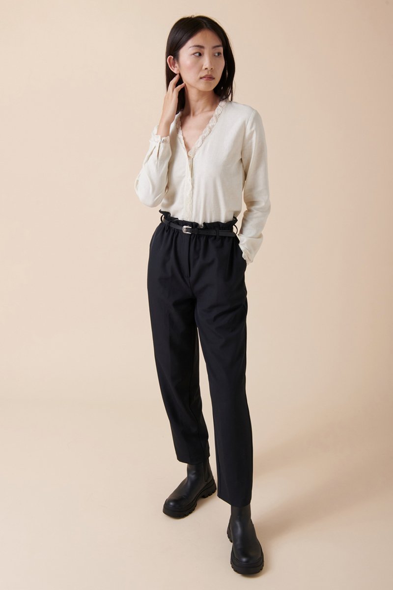 Linen Blouse Carda - Ecru