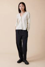 Linen Blouse Carda - Ecru