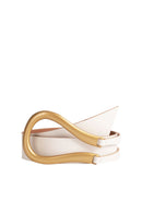 Ceinture En Cuir Adnala - Blanc