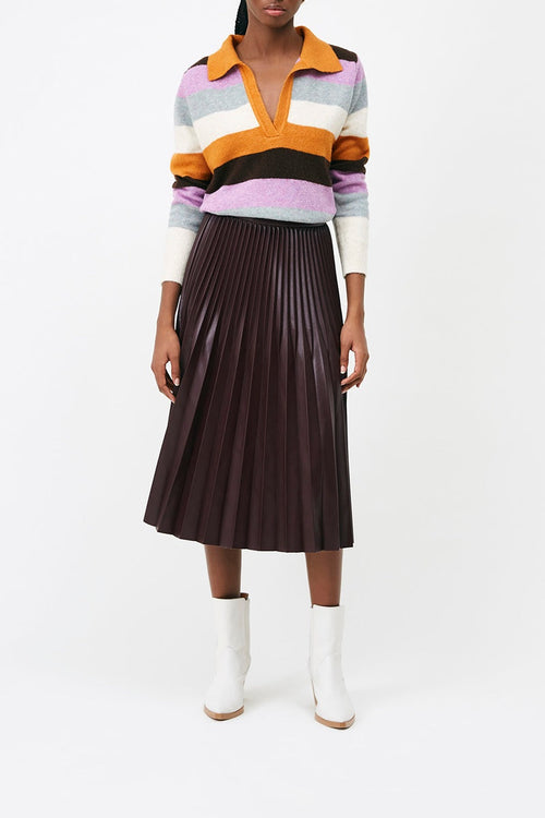 Pinata Sweater - Mauve And Light Gray Heather