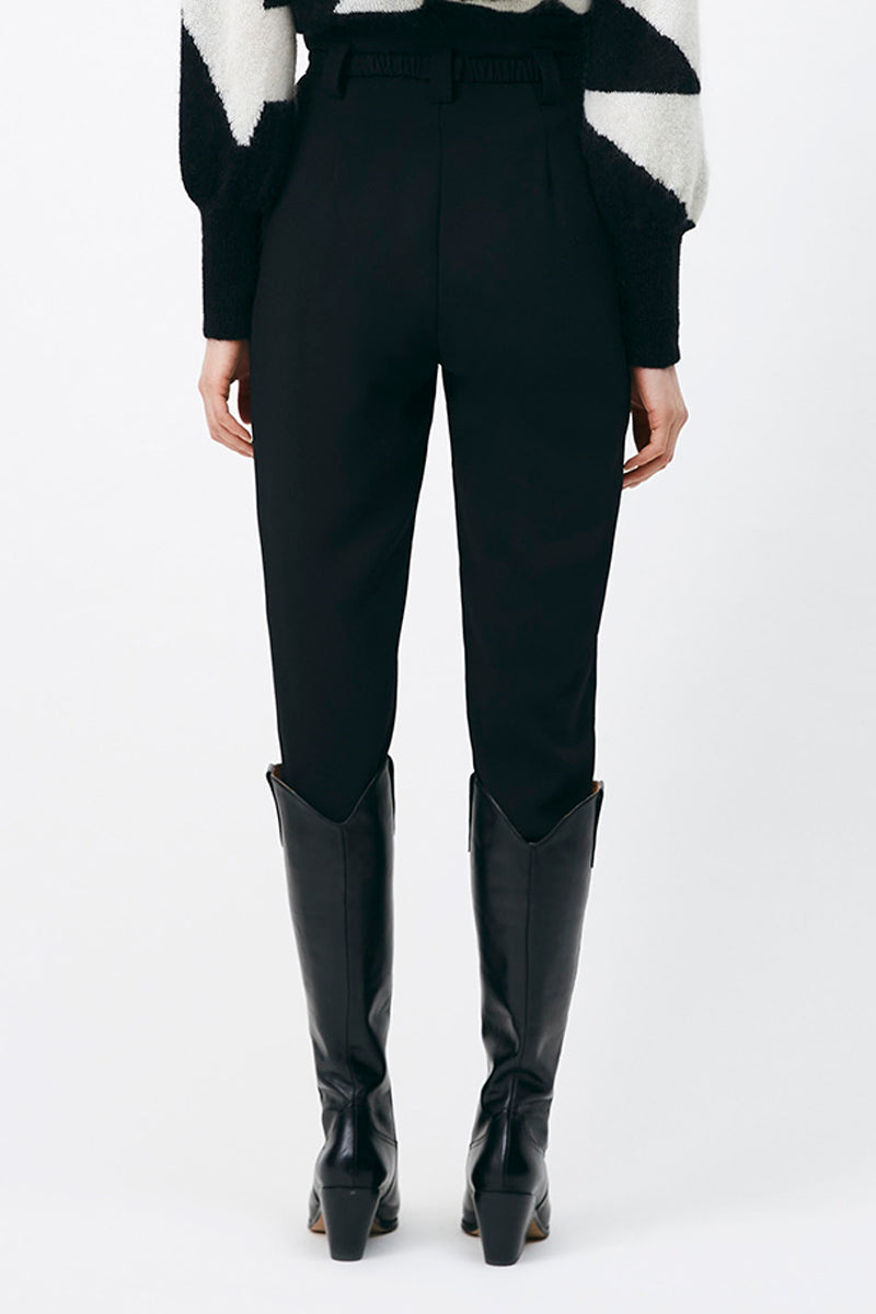 Pantalón Julio De Talle Alto - Negro