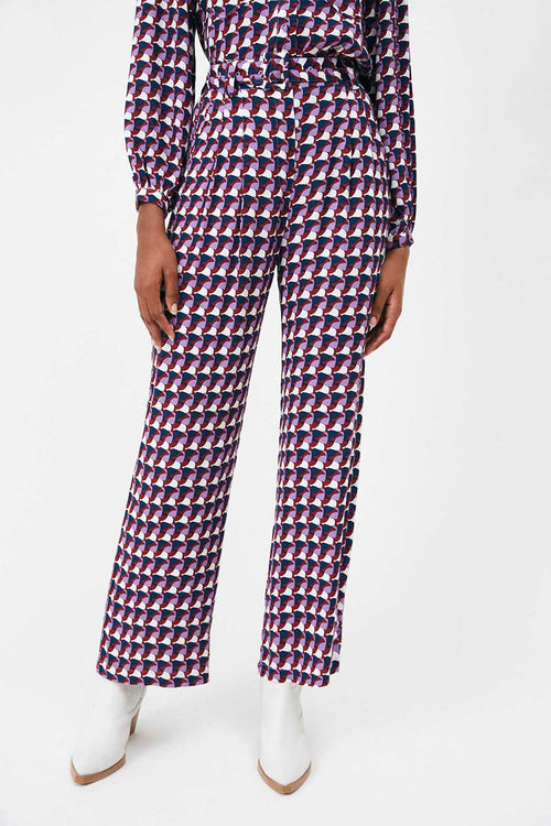 John High Waist Trousers - Mauve