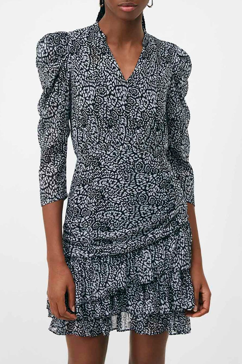 Vestido recto Chirel - Gris