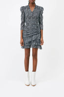 Vestido recto Chirel - Gris