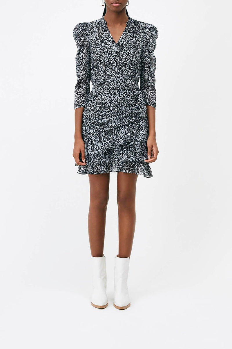 Vestido recto Chirel - Gris