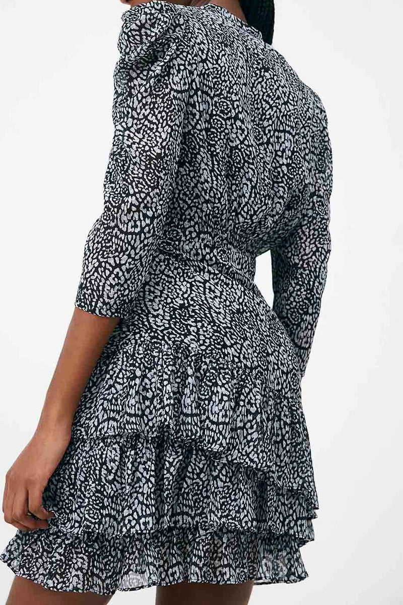 Vestido Recto Chirel - Gris