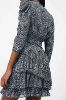 Vestido recto Chirel - Gris