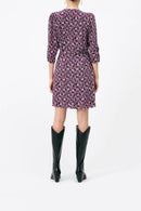 Vestido recto Curry - Fucsia