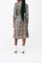 Carrie Midi Dress - Beige