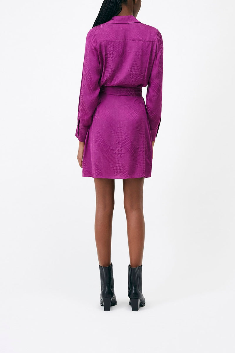 Costa Wrap Dress - Purple