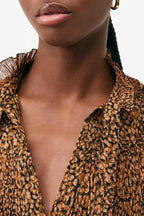 Suncoo - Cristal Straight Dress - Camel