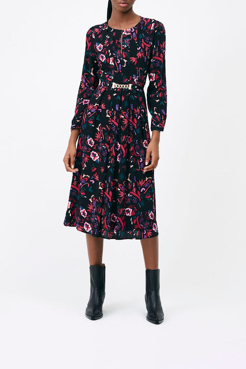 Chirley Midi Dress - Red