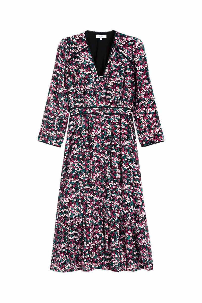 Vestido camisero Clotilde - Fucsia