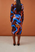 Cosima Shirt Dress - Brown