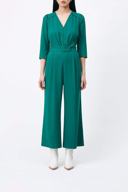 Twist Jumpsuit - Dark Green