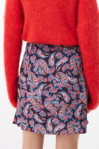 Minijupe Taille Haute Fabiola - Rouge