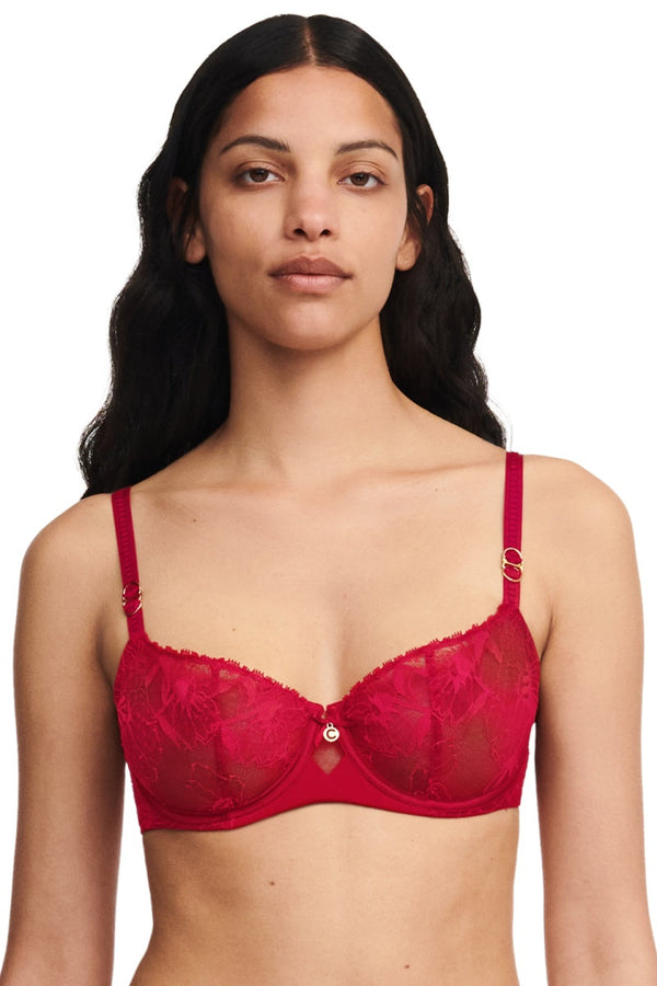 Orchids Bra - Red