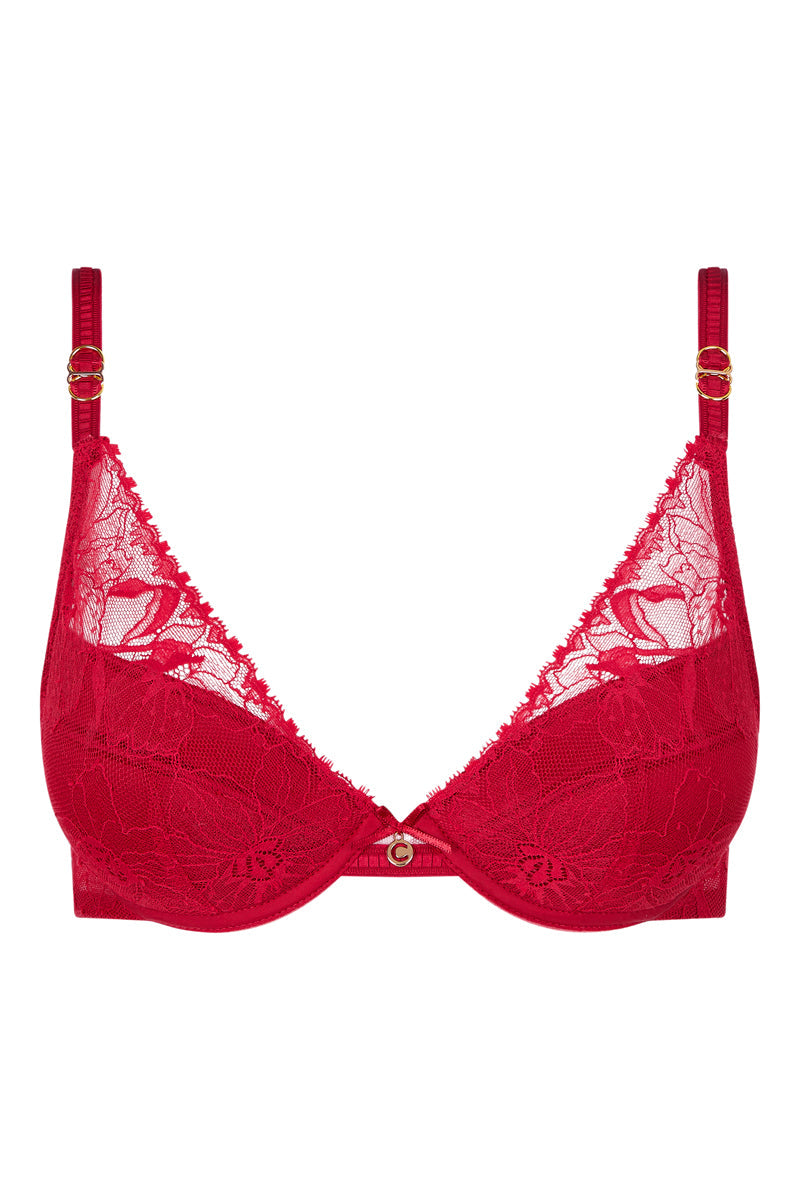 Sujetador Ampliforme Orchids - Rojo