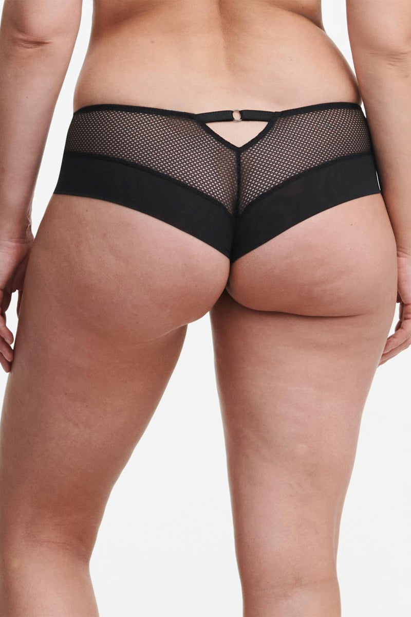 Shorty Fleurs Si - Noir Simil
