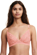 Floral Bra - Nectarine