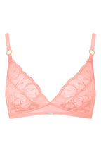 Floral Bra - Nectarine