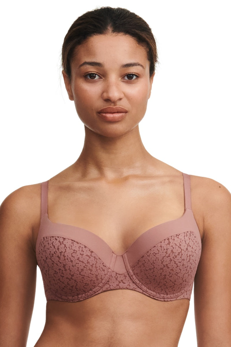 Chantelle - Sujetador acolchado Norah - Rosa polvoriento