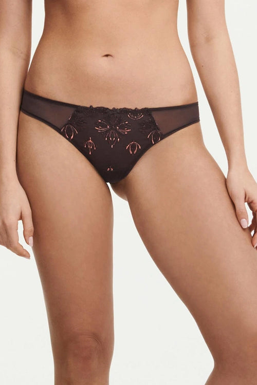 Chantelle - Tanga Champs El - Marrón Sparkle