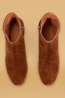 Karl Marc John - Botines Harona de nobuk - Marrón