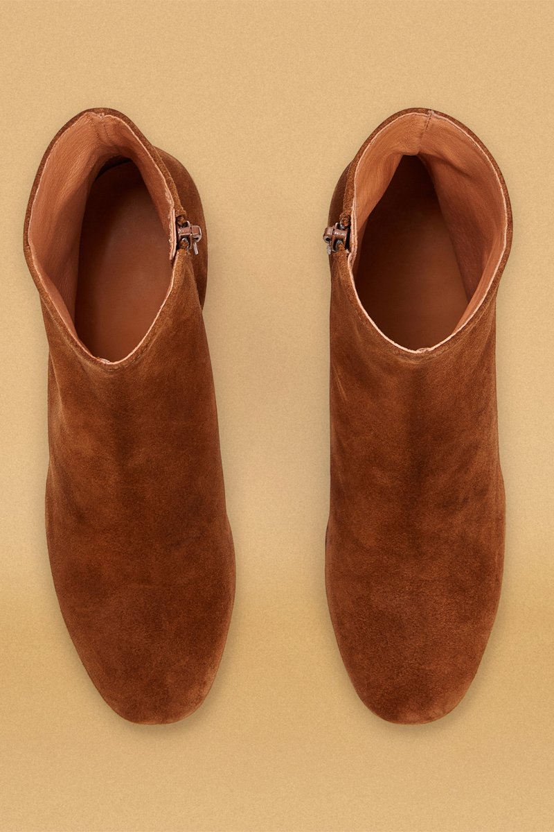 Karl Marc John - Botines Harona de nobuk - Marrón