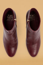 Karl Marc John - Hanoela Leather Ankle Boots - Burgundy