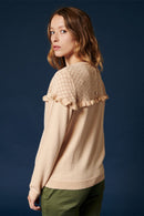 Karl Marc John - Jersey de lana de macadán y cachemira - Beige