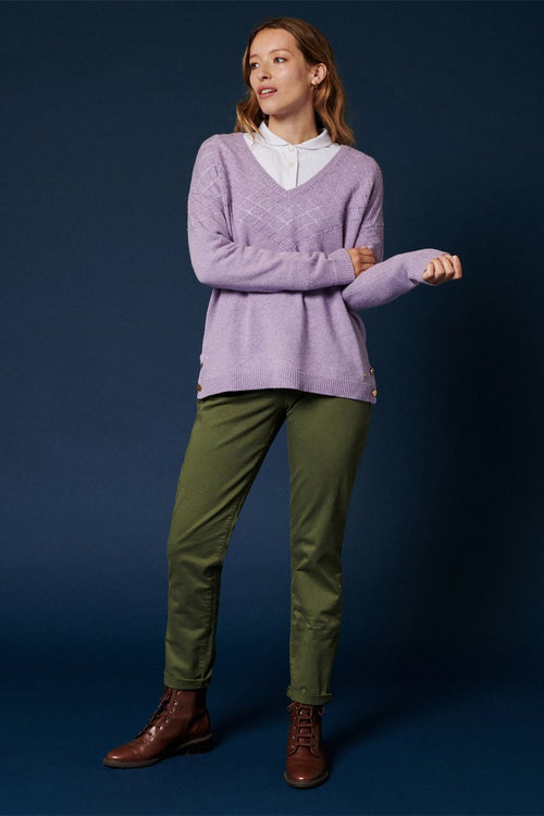 Karl Marc John - Mikael Wool And Cashmere Sweater - Mauve