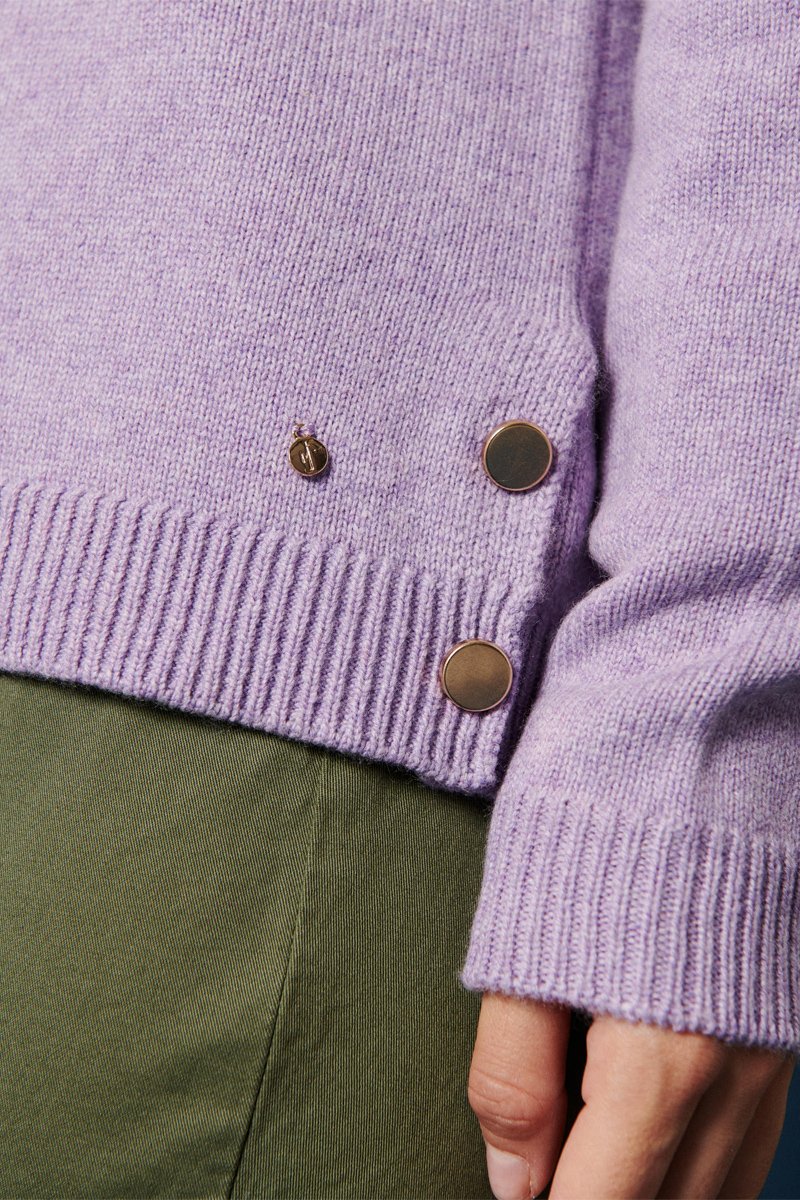 Karl Marc John - Jersey Mikael De Lana Y Cashmere - Malva