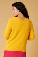 Karl Marc John - Chaleco Malouse Angora - Amarillo