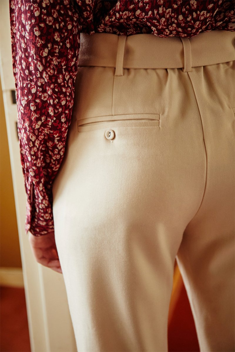 Karl Marc John - Pantalon 7/8 Taille Haute Perne - Beige