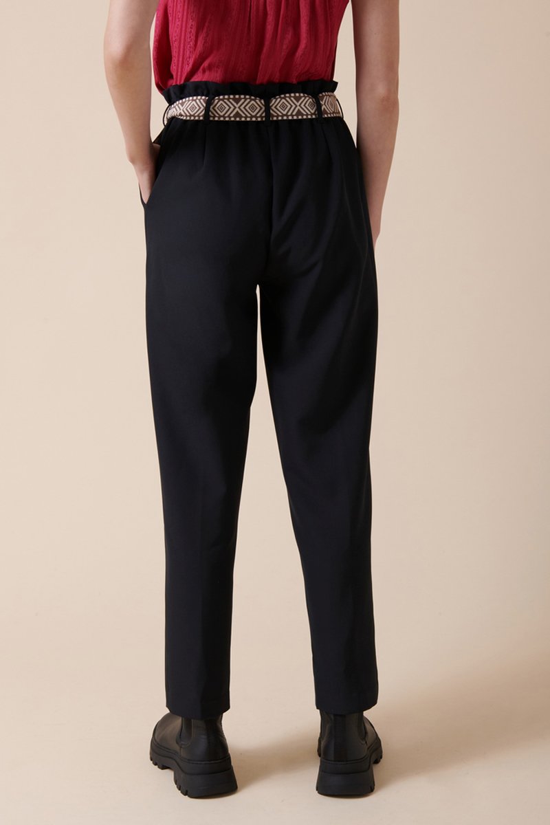 Pantalón 7/8 Talle Alto Pluvial - Negro