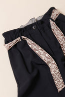 Pantalones 7/8 de talle alto Pluvial - Negro