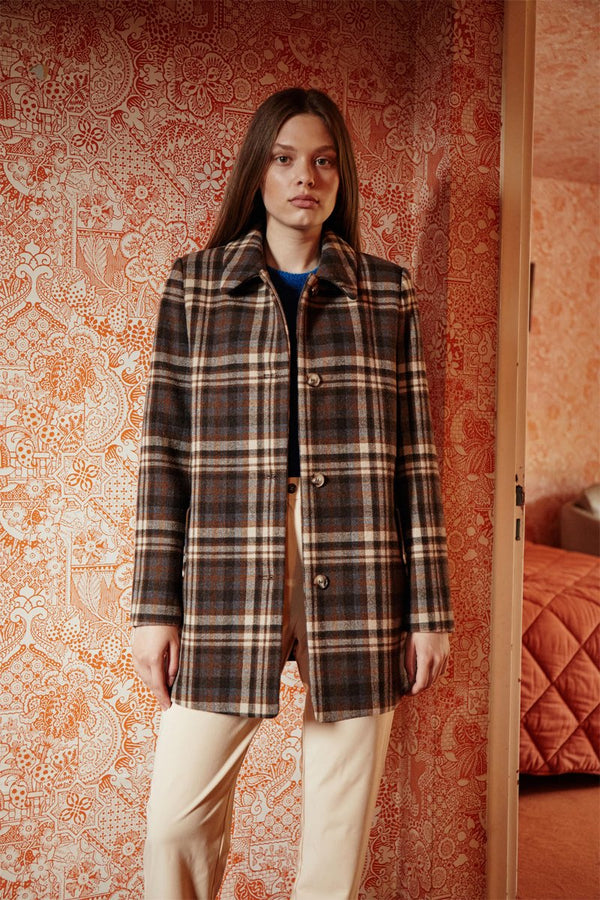Karl Marc John - Manteau En Laine Lailou - Marron