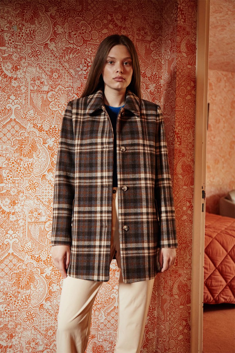 Karl Marc John - Manteau En Laine Lailou - Marron