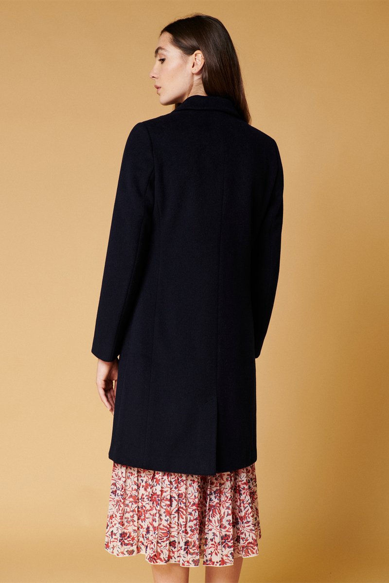 Karl Marc John - Lawson Wool Coat - Navy Blue