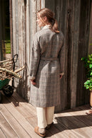 Karl Marc John - Abrigo largo reversible de lana - Gris claro jaspeado