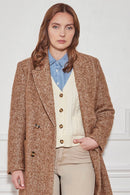 Manteau En Laine Littoral - Marron Clair